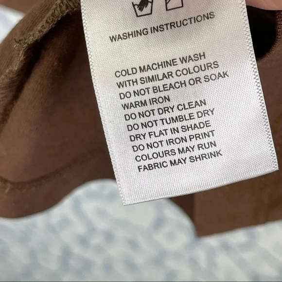 Charlie Holiday Made of‎ Star Boyfriend T-shirt Sz Large NWT Neutral Minimalist - Picture 8 of 13